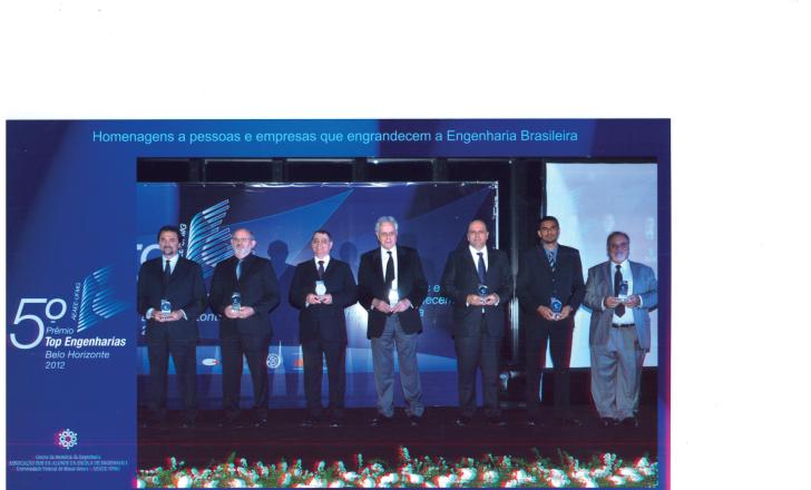 Award winners at the 5th Top Engineering Awards 2012 including Beck Nader (third from left) Award winners of Top Engineering Awards 2012