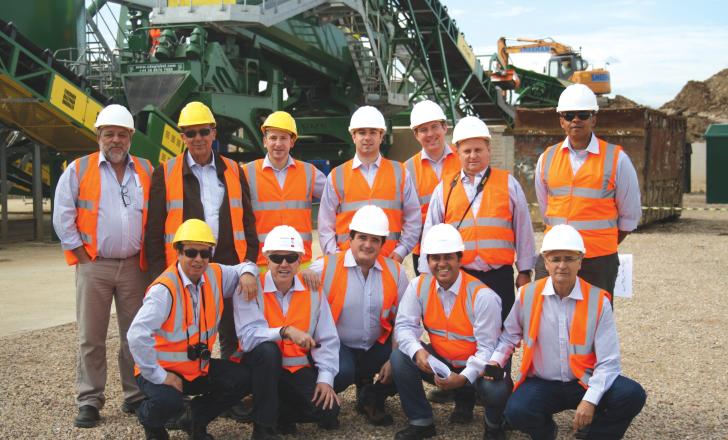 The CDE/Sandvik delegation and customers at a CDE open week at the Sheehan Group in Oxford, UK CDE/Sandvik delegation and customers at a CDE open week at the Sheehan Group in Oxford, UK