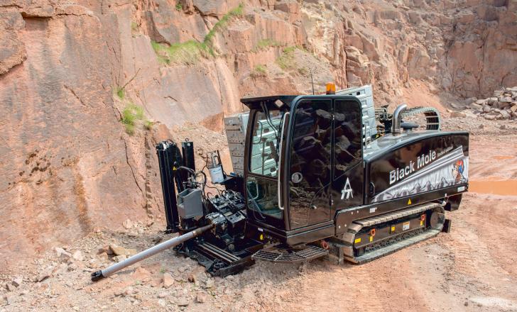 TRACTO-TECHNIK continues to innovate in trenchless technology with its new Black Mole model GRUNDODRILL 18 ACS TRACTO-TECHNIK