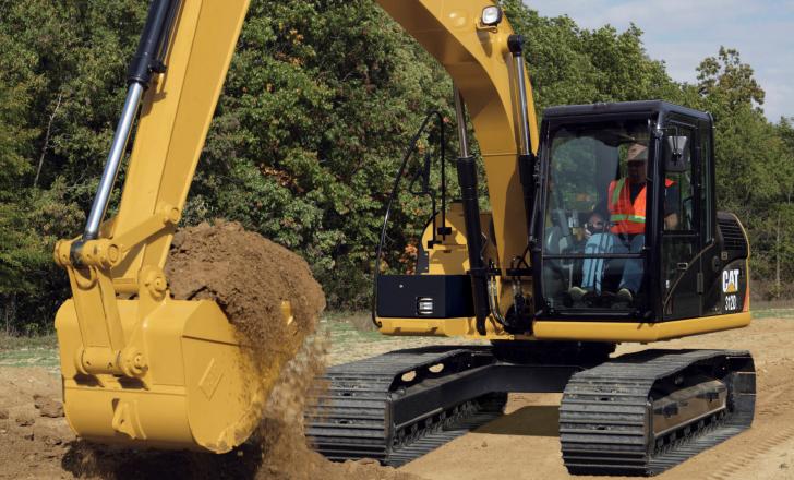 Caterpillar is offering a high performance 13tonne excavator for use in developing markets Bauma 2013 Preview Caterpillar 312D/D