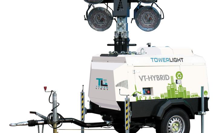 Tower Light will be unveiling its new VT-Hybrid lighting tower at bauma 2013 Bauma Preview 2013 Tower light VT-Hybrid lighting tower
