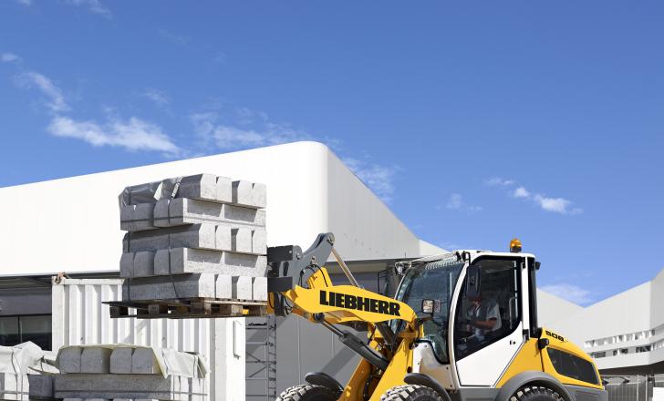 Stability and performance are claimed for Liebherr’s new compact loaders Liebherr compact loader