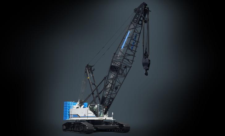 HSC is launching its new SCX1500A-3 hydraulic crawler crane in Europe at bauma SCX1500A-3 hydraulic crawler crane from HSC