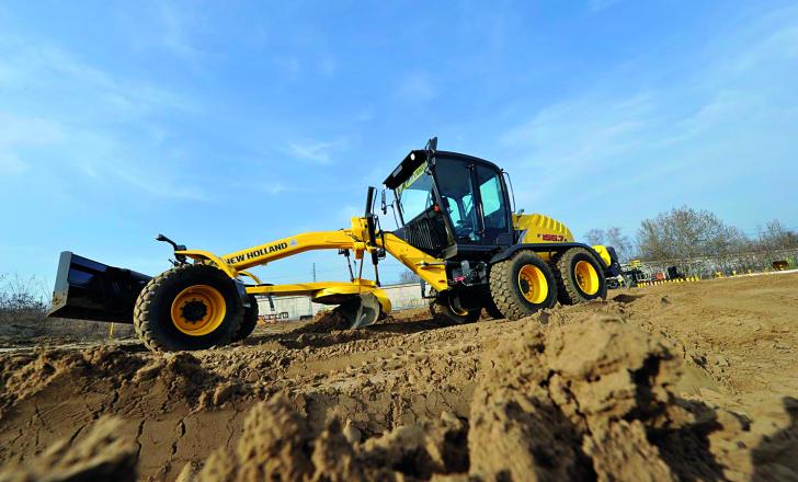 New Holland has a new low profile cab for its F156.7 (pic) and F106.7 graders New Holland Graders