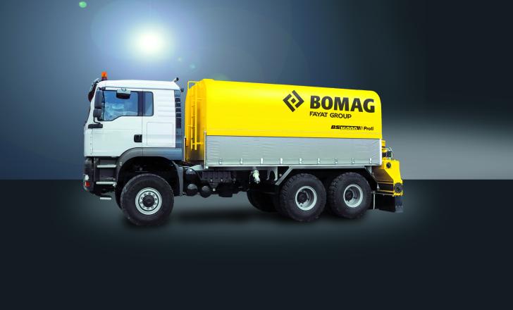 BOMAG has developed a new additive spreader system additive spreader from BOMAG