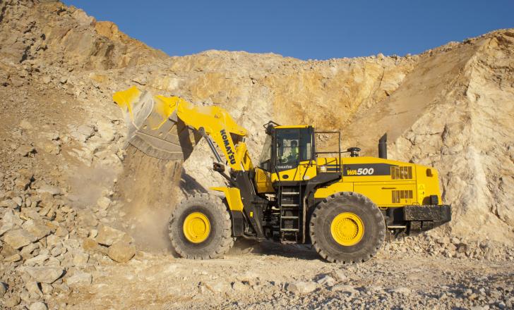 Komatsu’s new WA500 wheeled loader offers increased productivity komatsu WA500