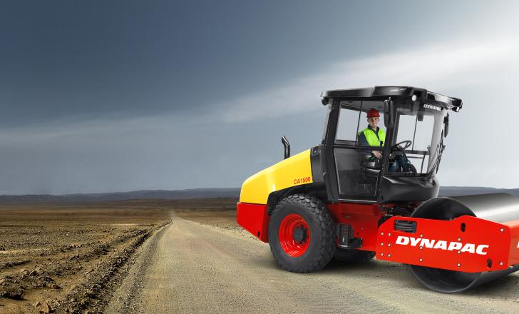 Dynapac’s new CA1500 single drum roller helps complete the soil range Dynapac CA soil compactor