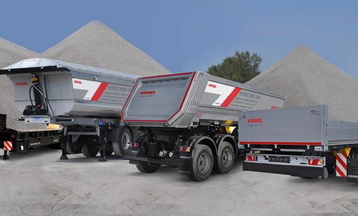 Kögel is offering tough and durable tipping trailers for use in the aggregates sector Bauma Preivew 2013 Kogel