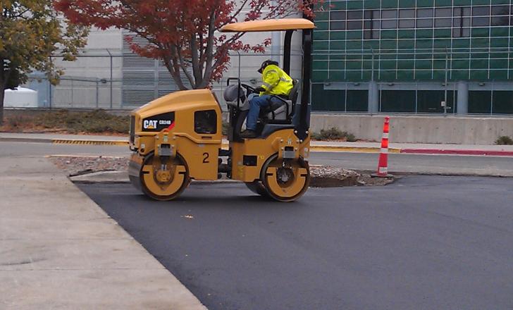 Cat’s CB24B (pictured) and CB34B compactors are said to offer high fuel efficiency Cat CB24 compactor