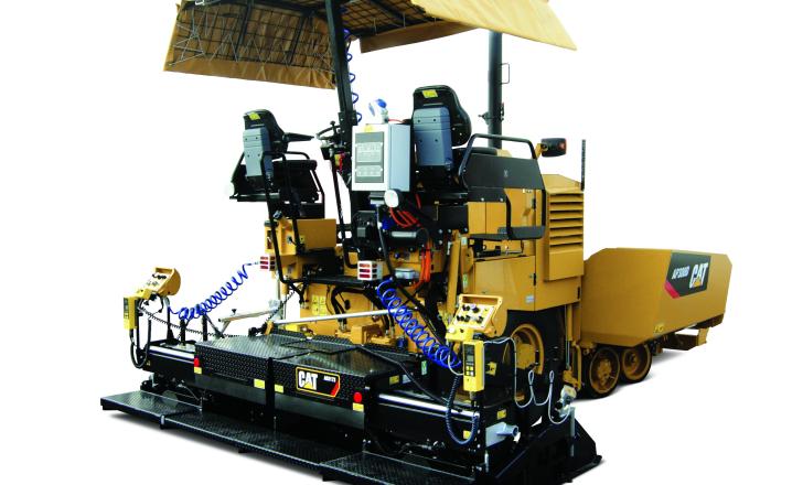 Cat is launching its new AP300D paver at bauma CAT AP300D paver