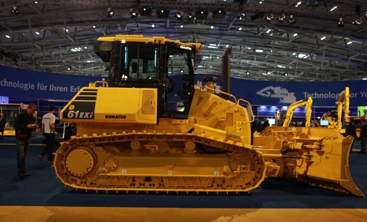 Komatsu has introduced Intelligent machines bauma 2013 Daily Komatsu D61EXI