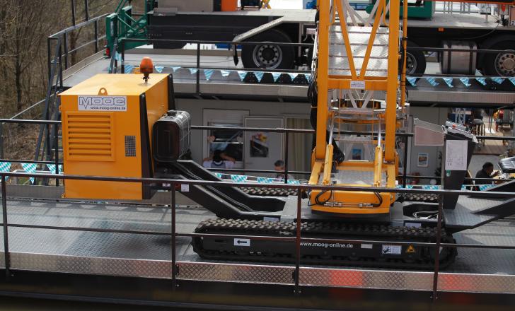 Moog’s MB1 50 designed for operation on small bridges bauma 2013 Daily Moog MB1 50 Crawler