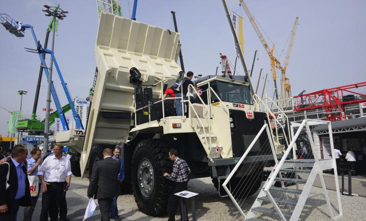 bauma 2013 Daily Terex TR60 Rigid Dump Truck