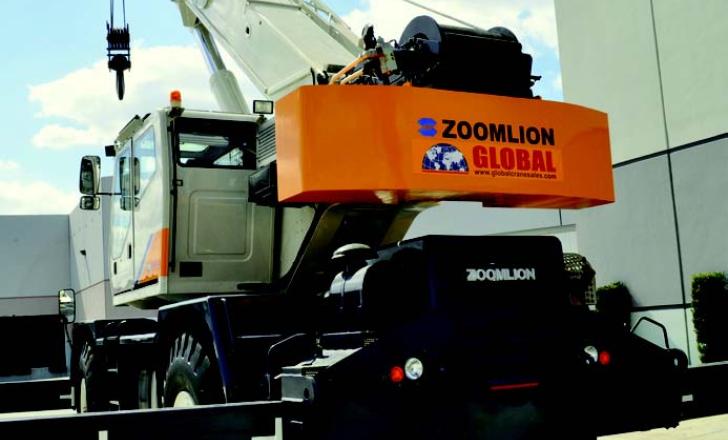 Global Cranes Sales has sold four Zoomlion RT55 rough terrain cranes to Ser Global
Zoomlion RT55 rough terrain crane