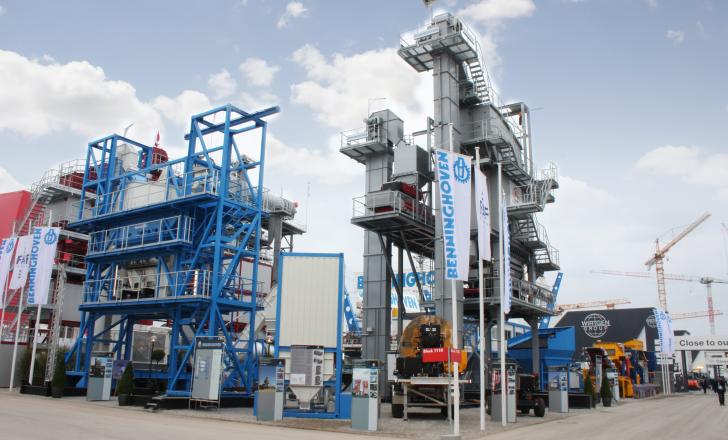 Benninghoven trialling a new system for recycling. bauma 2013 Benninghoven recycling innovation