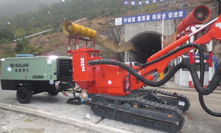 Fujian Saibang Leasing has bought Sandvik’s new Chinese developed and manufactured DH350 drill rig Sandvik’s DH350 drill rig