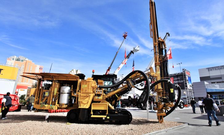 Caterpillar’s new MD5150C track drill, the first of its C Series models, demonstrates the company’s keenness to increase its surface drilling market share Caterpillar MD 5150 Drill