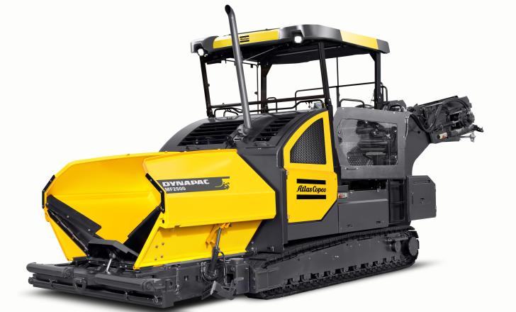 Dynapac’s MF2500CS is the only 2.55m-wide material transfer vehicle on the market Dynapac MF200CS