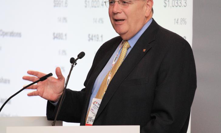 Terex president and CEO Ron De Feo was bullish about 2014 Terex CEO Ron De Feo