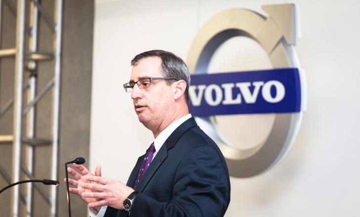 Volvo CE president Martin Weissburg said the manufacturer will focus R&D dollars on innovation that drives down product cost Volvo Martin Weissburg