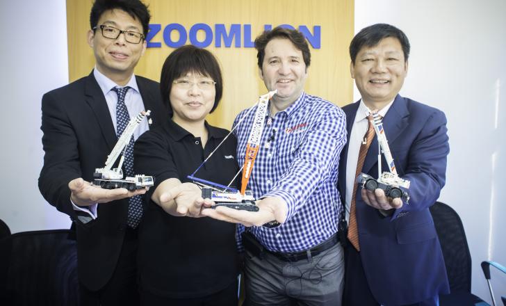 Zoomlion wins major crane order Zoomlion Signing