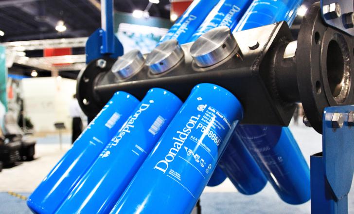 Inline 12 from Donaldson can handle flow rates in excess of 600gallons/minute Donaldson i12