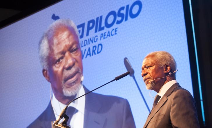 Kofi Annan, former secretary-general of the United Nations Kofi Annan, former secretary-general of the United Nations